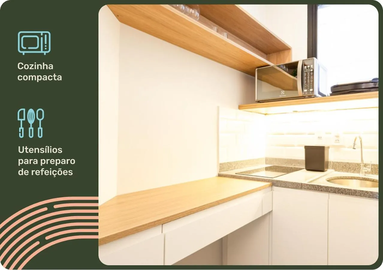 Apartament Nomah - Aptos Por Temporada Na Consolacao São Paulo 0*,  Brazylia